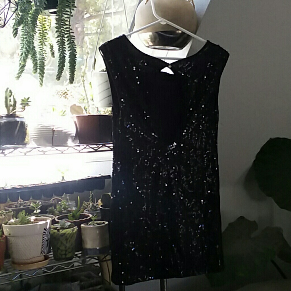 Sequin open back mini π - Picture 2 of 3